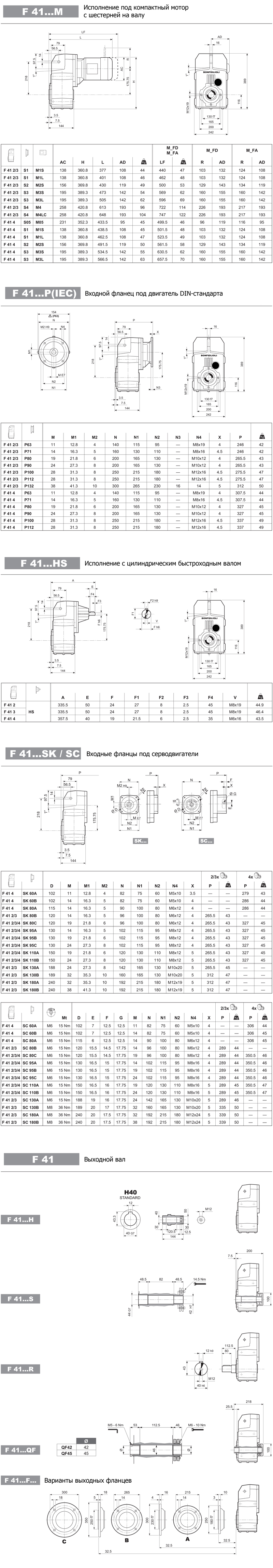 bonfiglioli chertezh f41